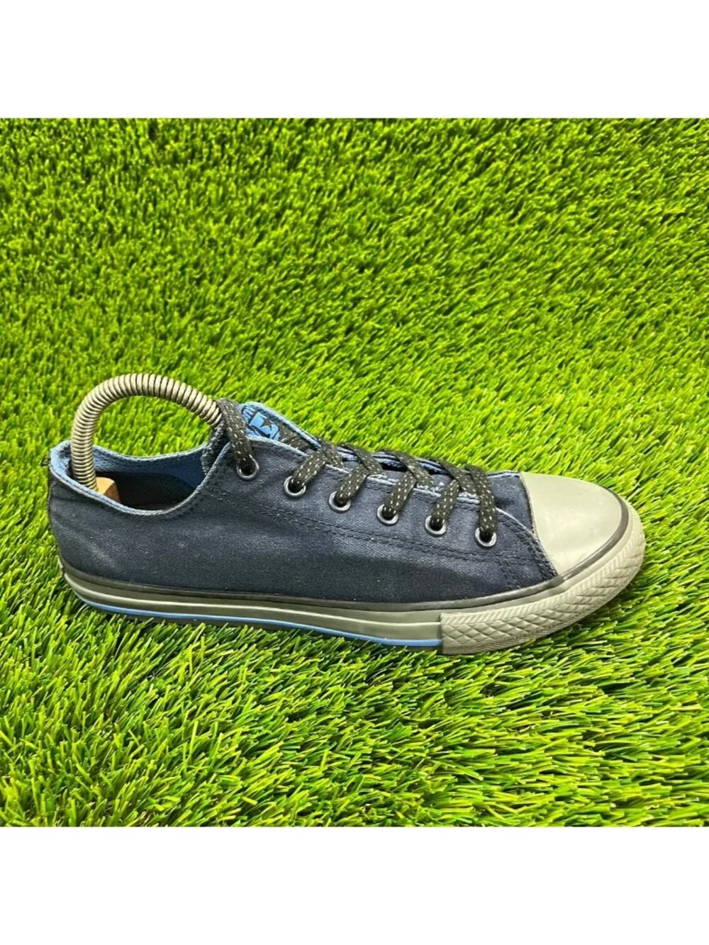 Converse Chuck Taylor All Star Ox Blue Gray Boys Size 6Y Walking Shoes Sneakers